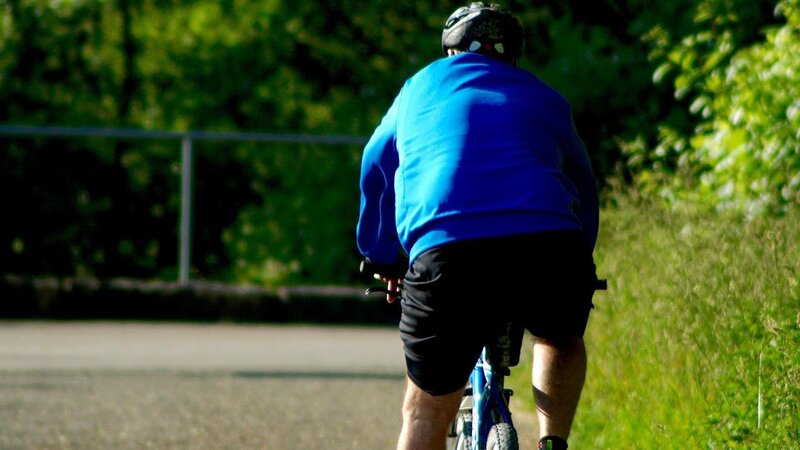 Ein Radfahrer (Symbolbild).