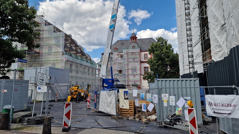 Bauarbeiten am Florinsmarkt