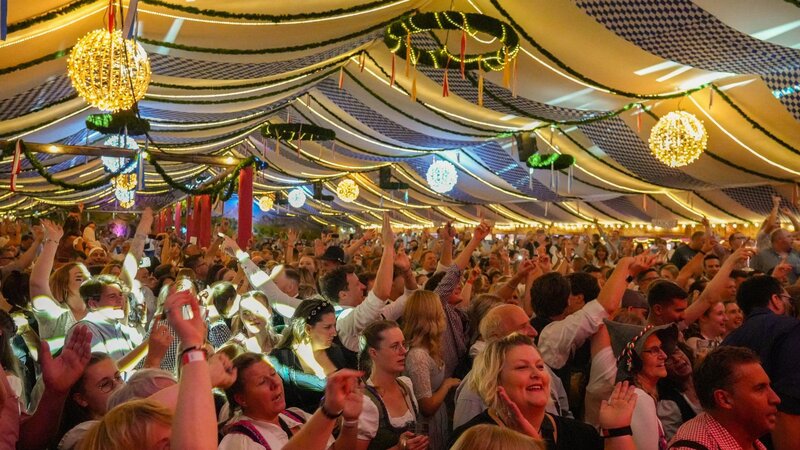 Das Oktoberfest in Koblenz.