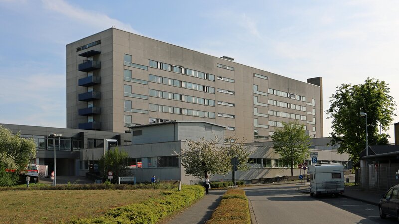 Gebäude des Kemperhofs, dem größten Krankenhaus im Klinikverbund.