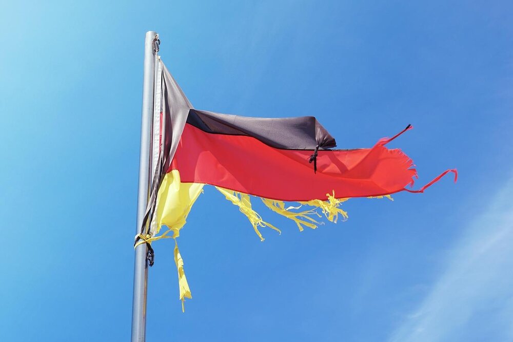 Deutschlandfahne, Symbolbild Deutschlandfahne, Symbolbild