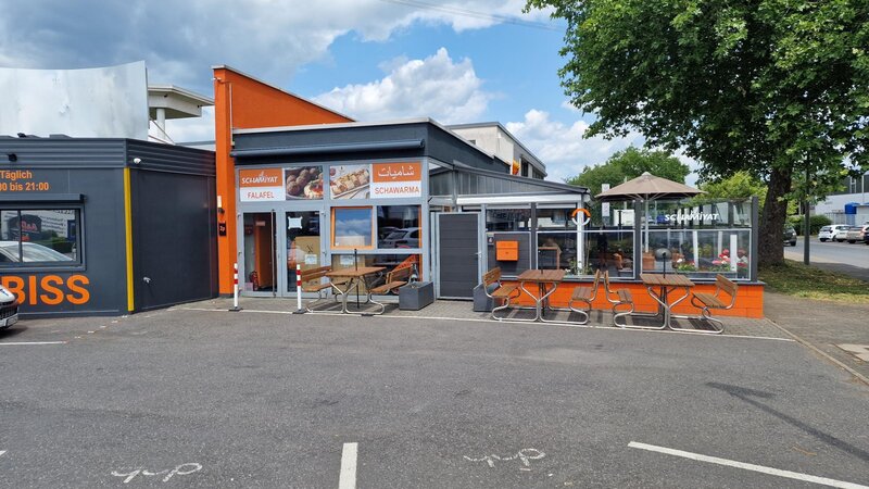Shawarma-Imbiss "Schamiyat" Außenansicht, Koblenz-Lützel