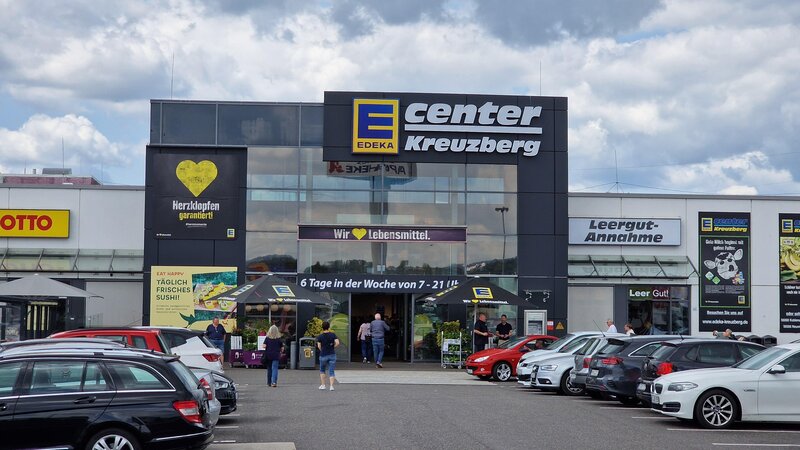 Das E-Center Kreuzberg in Koblenz.