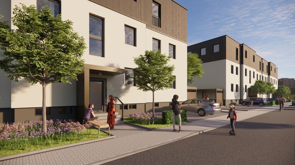 Bis 2032 saniert die BImA ihre Wohnsiedlung auf der Pfaffendorfer Höhe und schafft auch neuen zusätzlichen Wohnraum (Visualisierung). Bis 2032 saniert die BImA ihre Wohnsiedlung auf der Pfaffendorfer Höhe und schafft auch neuen zusätzlichen Wohnraum (Visualisierung).