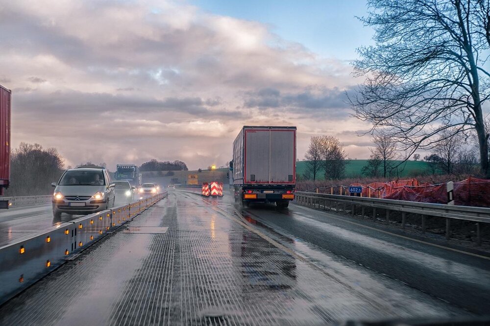 Symbolbild Straßenbaustelle