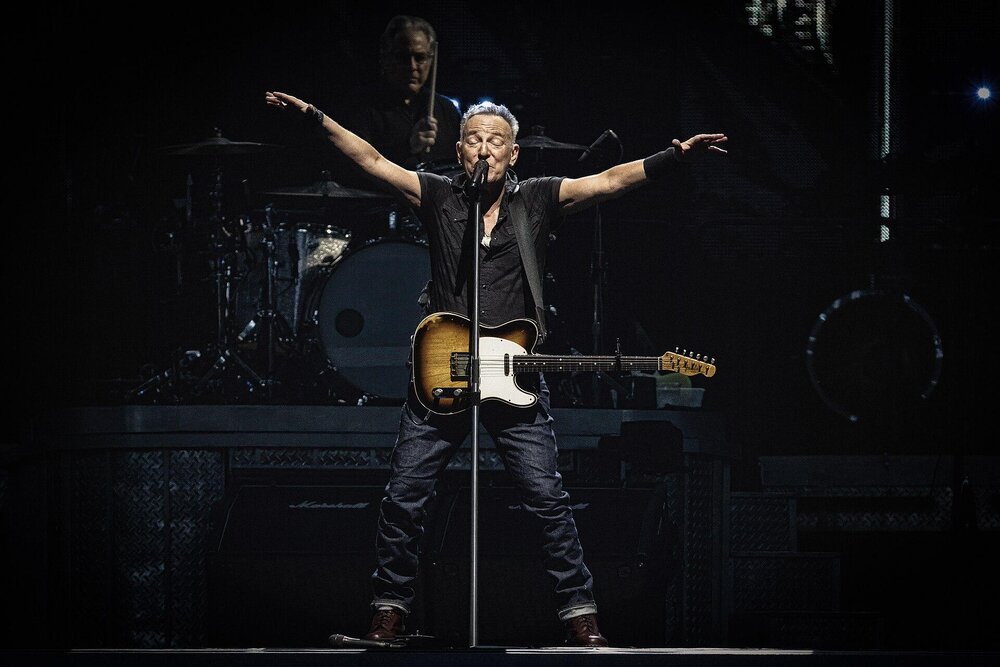 Springsteen  in Copenhagen, Dänemark im Juli in 2023.