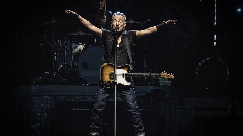 Springsteen  in Copenhagen, Dänemark im Juli in 2023.