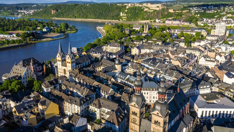 Luftaufnahme Altstadt Koblenz