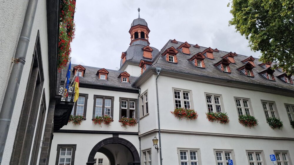 Das Rathaus in Koblenz. Das Rathaus in Koblenz.
