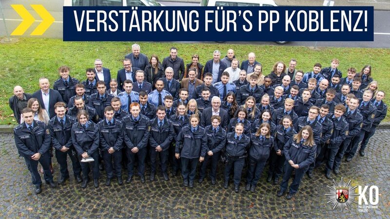 Neue Gesichter für das Polizeipräsidium Koblenz
