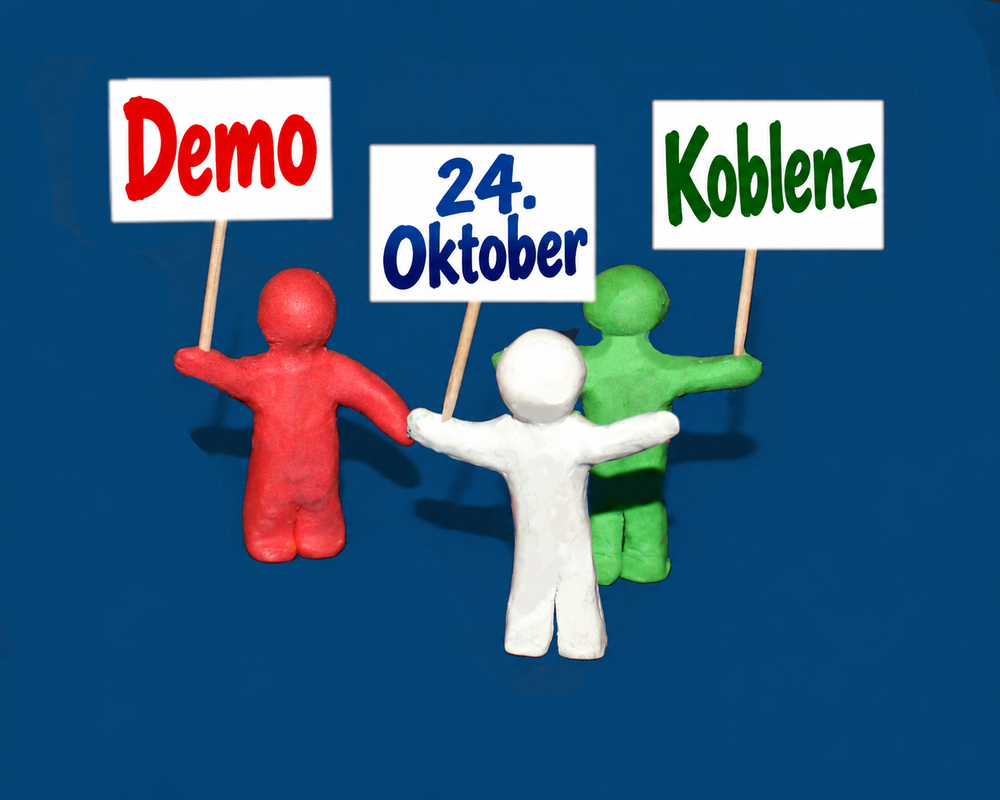 Demonstration in Koblenz am 24.10. Demonstration in Koblenz am 24.10.