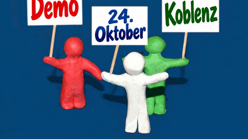 Demonstration in Koblenz am 24.10.