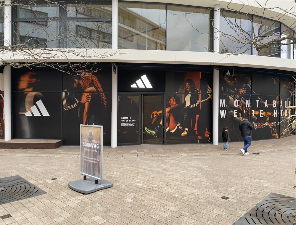 Ein Adidas-Outlet eröffnet noch dieses Jahr in Montabaur.