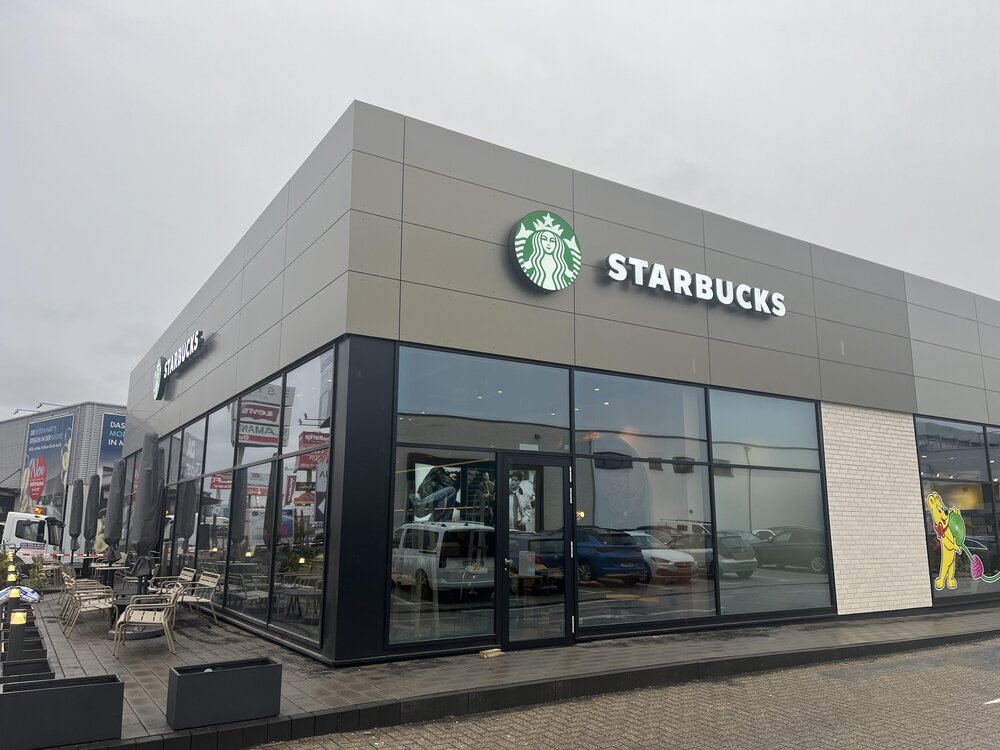 Eine Starbucks-Filiale eröffnet am Montag (15.Dezember) im Gewerbepark Mülheim-Kärlich.