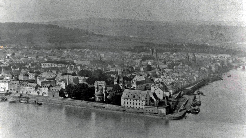 Deutsches Eck ohne künstliche Landzunge, 1875