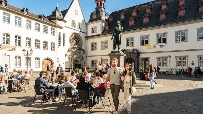 Der Jesuitenplatz in Koblenz.