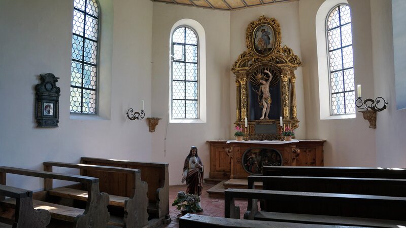 Sitzbank in Kapelle (Symbolbild)