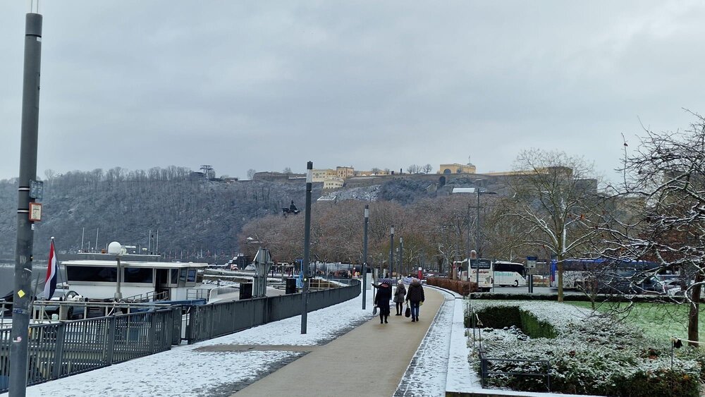 Gibt es am Karnevalswochenende Schnee in Koblenz? Die Wettervorhersage  des Deutschen Wetterdienstes hält das für möglich.