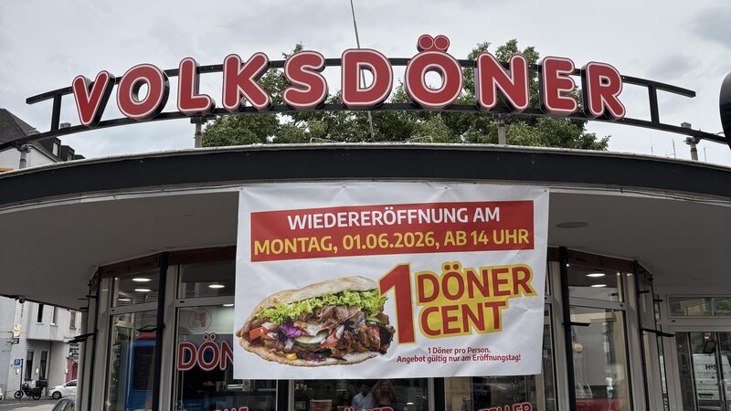 Volksdöner eröffnet seine Filiale in Koblenz erneut im Juni 2026 und bietet eine besondere Aktion: Döner für einen Cent.