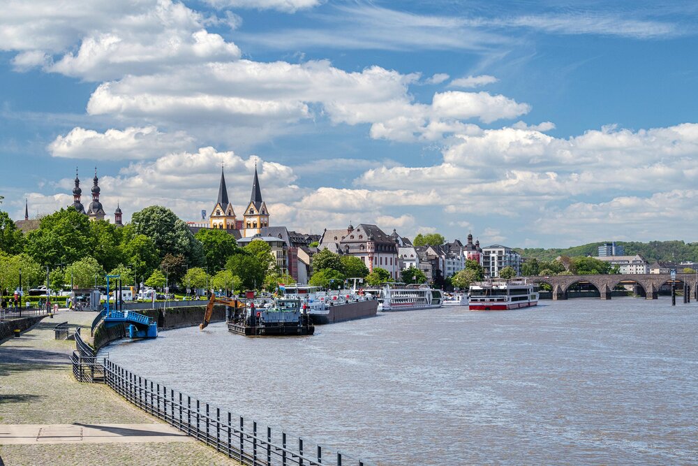 Moselufer Breitbild