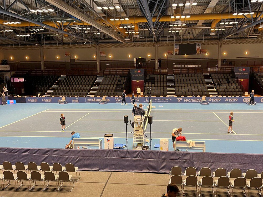 EPG Arena (vormals CGM Arena) während der Koblenz Open 2023 EPG Arena (vormals CGM Arena) während der Koblenz Open 2023