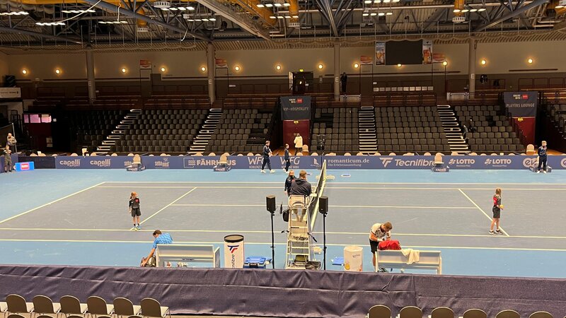 EPG Arena (vormals CGM Arena) während der Koblenz Open 2023