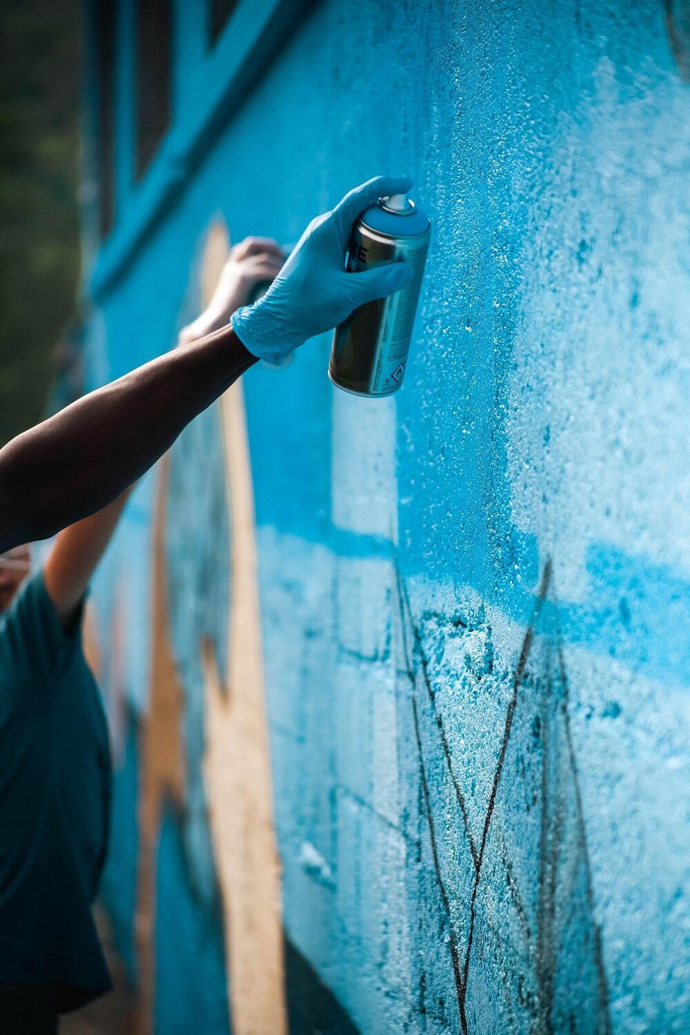 Symbolbild: Graffiti an Hauswand