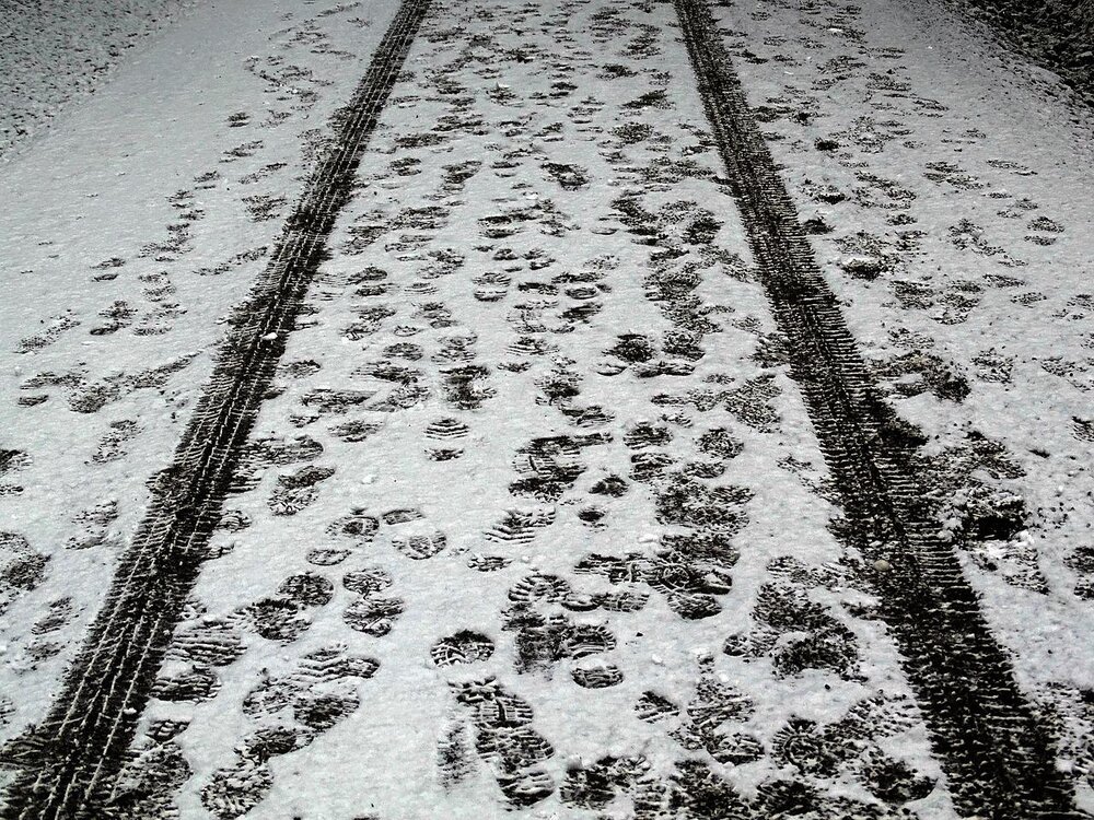 Straße, Winter