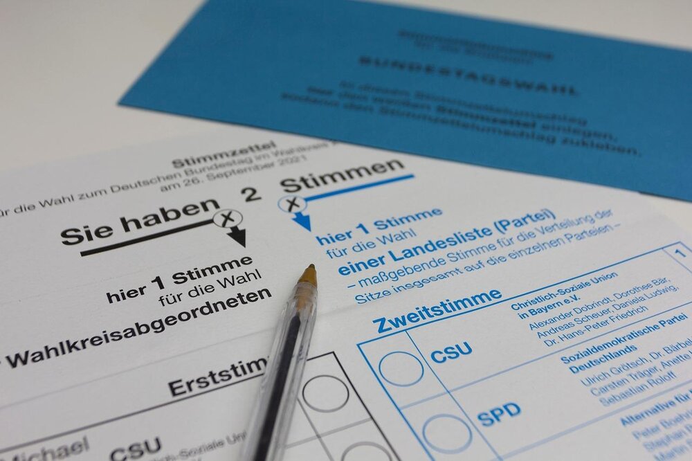 Wahlzettel, Symbolbild