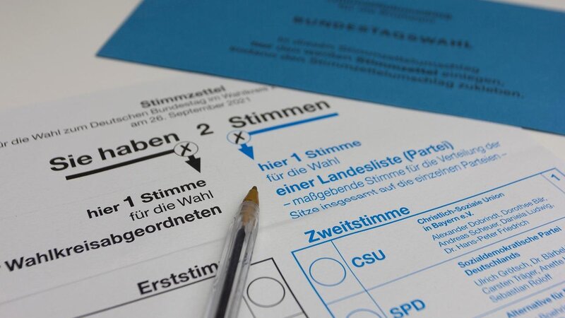 Wahlzettel, Symbolbild