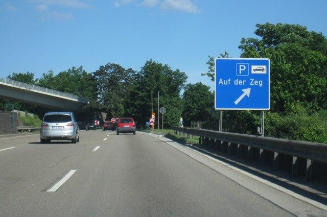 A48 Autobahndreieck Dernbach – Parkplatz Auf der Zeg