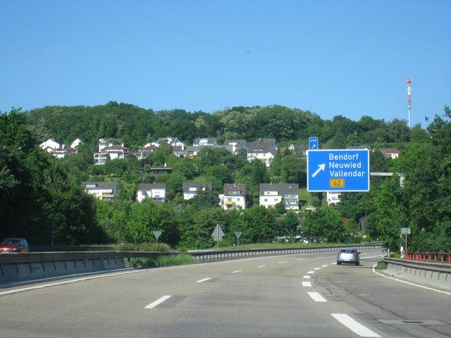 A48 bei Bendorf. A48 bei Bendorf.