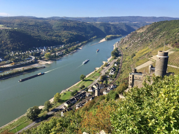 Blick auf Sankt Goarshausen