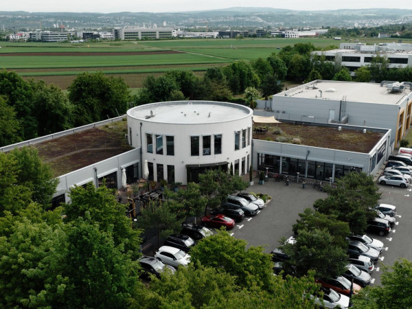 DANY Koblenz: Luftaufnahme des Studios.