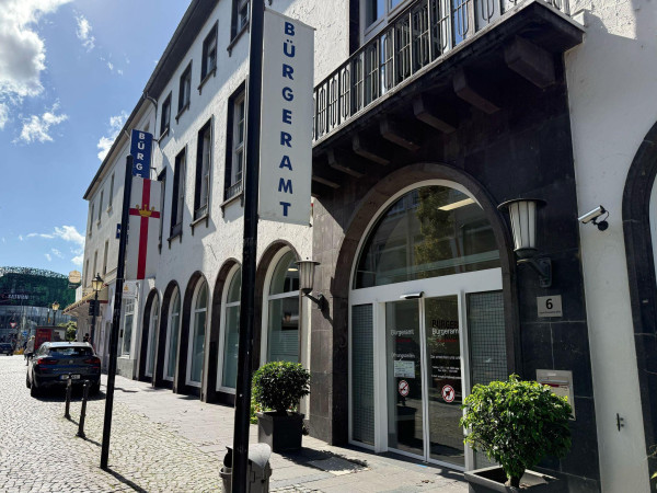 Das Bürgeramt der Stadt Koblenz am Willi-Hörter-Platz.