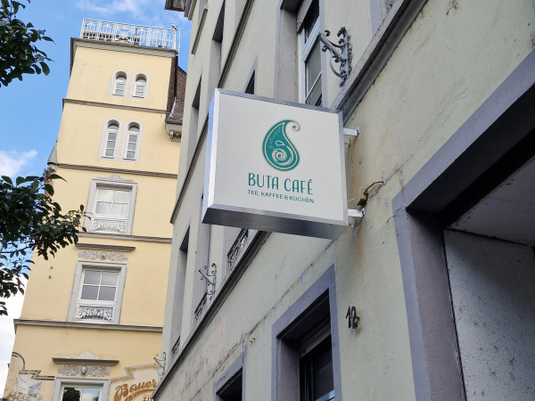 Das Buta Cafe am Florinsmarkt 12 in Koblenz.