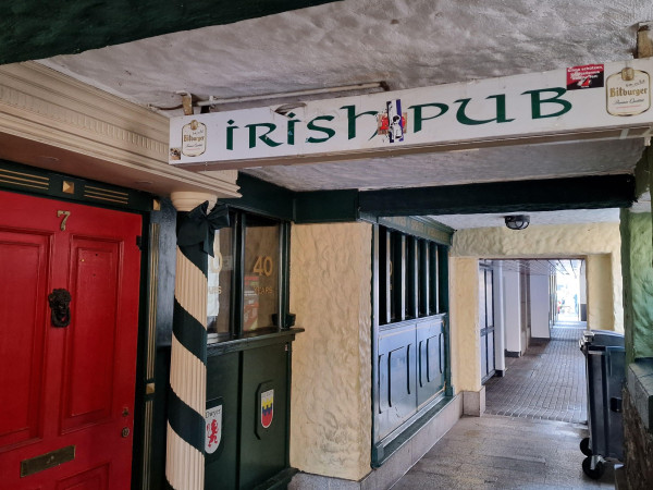 Das Irish Pub Koblenz in der Burgstraße.