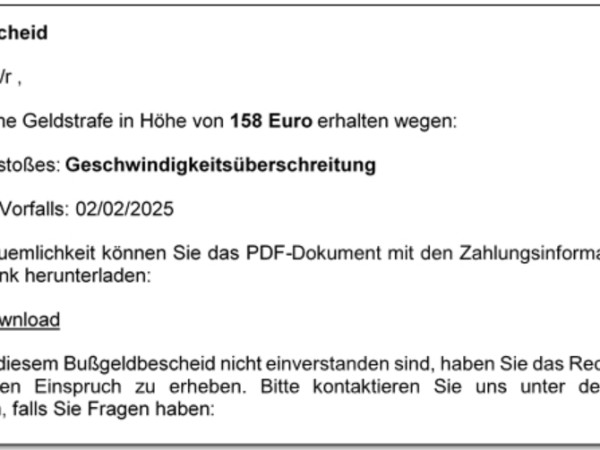 Das Kraftfahrt-Bundesamt (KBA) weist darauf hin, dass diese im Umlauf befindlichen E-Mails weder vom KBA noch einer anderen amtlichen Stelle stammen.
