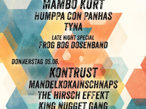 Das Lineup der Rock am Ring Warm Up Party 2025.