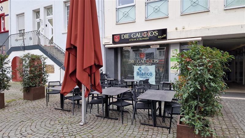 Das Restaurant „Die Gauchos“ am Plan in Koblenz.