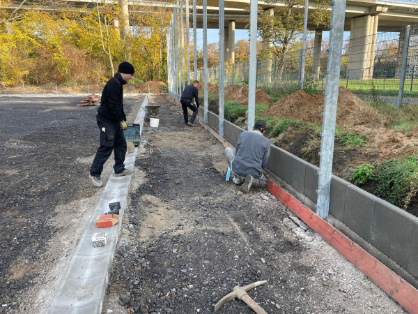 Der Campus Rot-Weiss befindet sich aktuell im Bau. (Archivbild)