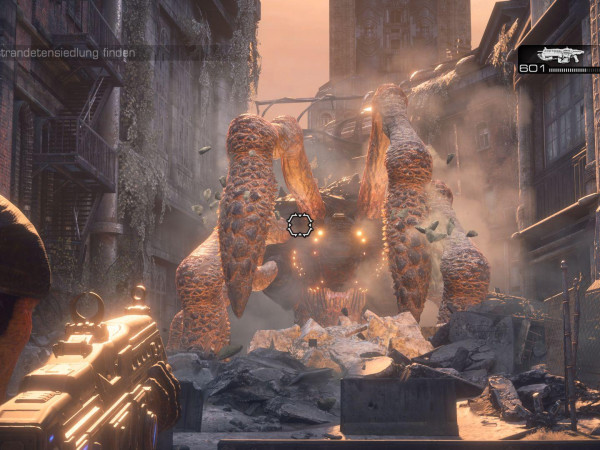 Der Corpser gehört zu den größten und beeindruckendsten Gegnertypen von Gears of War.