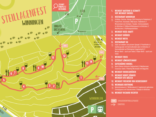 Der Lageplan zur Veranstaltung.