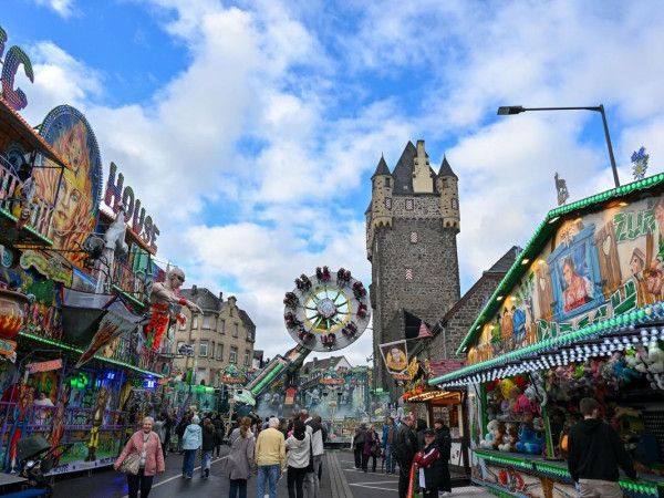 Der Lukasmarkt in Mayen 2025.