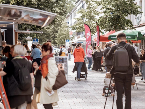 Der neue Dillemarkt wird direkt an den Wochenmarkt in der Schloßstraße anschließen.