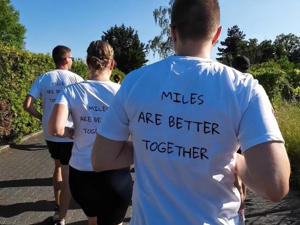 Der Running Club Koblenz hat beim Training.