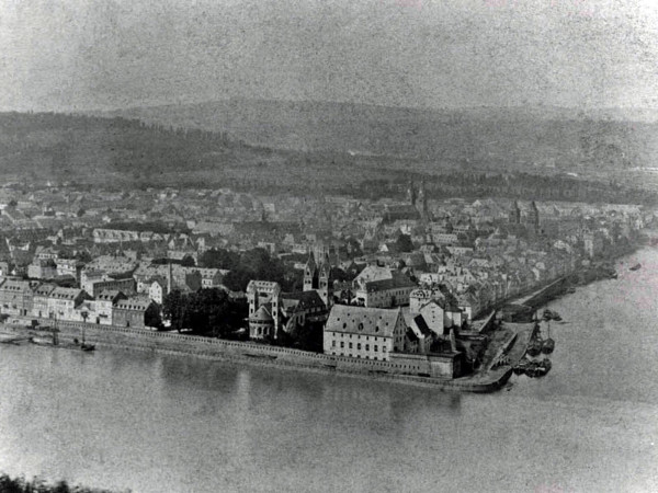 Deutsches Eck ohne künstliche Landzunge, 1875