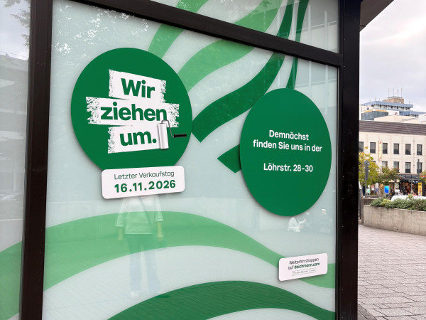 Die Deichmann-Filiale in der Löhrstraße 73 soll Mitte November umziehen.