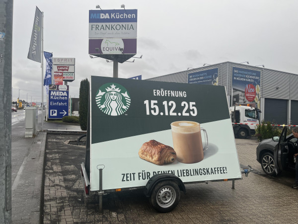 Die Eröffnung von Starbucks im Gewerbepark Mülheim-Kärlich steht unmittelbar bevor.