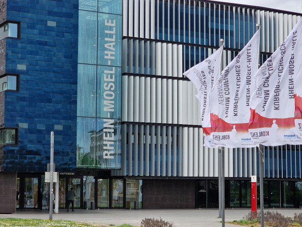 Die Rhein-Mosel-Halle in Koblenz.